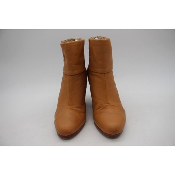 Rag & Bone New York Leather Boots Heals Brown Women's Size US 5 EU 35 - Picture 2 of 11